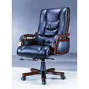SILLA PRESIDENCIAL CUERO COLOR NEGRO