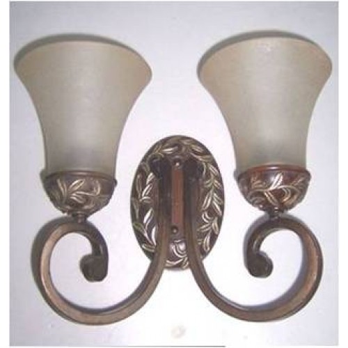 LAMPARA DE PARED CLASICA 2 APLIQUES